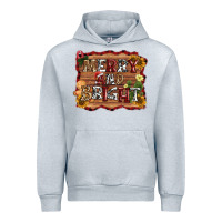 Heather Grey merry and bright Urban Hoodie - AdoDesignShop