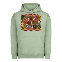 Pigment Oil Green merry and bright Urban Hoodie - AdoDesignShop