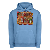 Pigment Pebble Blue merry and bright Urban Hoodie - AdoDesignShop