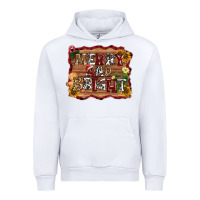 White merry and bright Urban Hoodie - AdoDesignShop