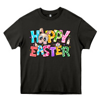 Asphalt Hoppy Easter Heavy Core Tee - CowhideDigitalArt