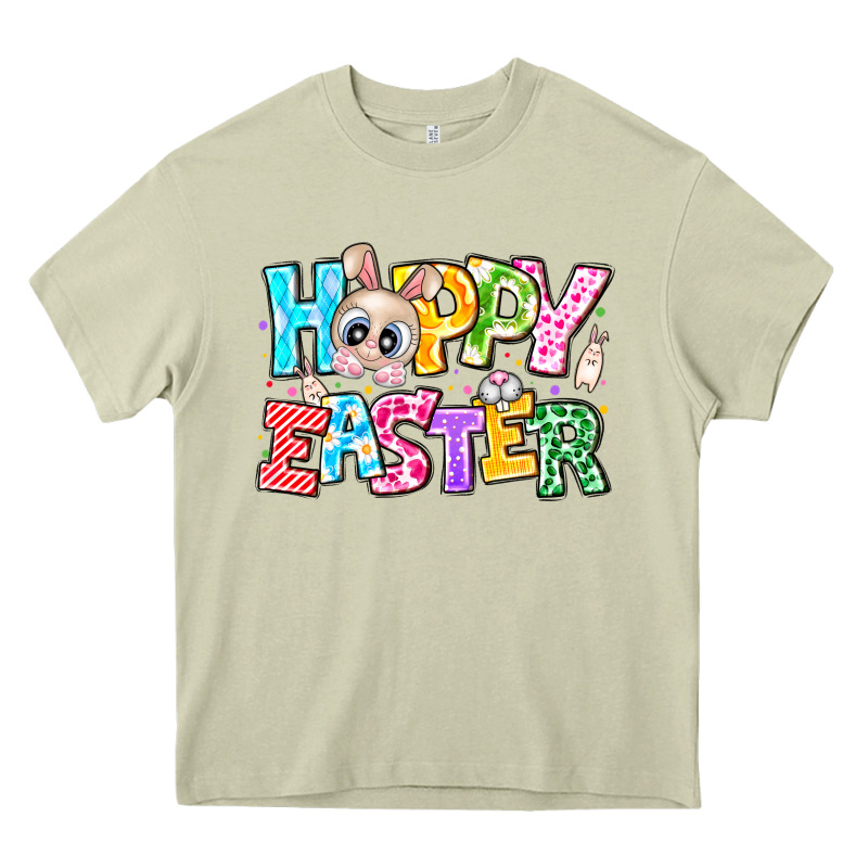 Hoppy Easter Heavy Core Tee by CowhideDigitalArt | Teevron