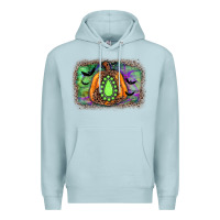 Blue Mist halloween gemstone background Premium Hoodie - JahusDesignShop