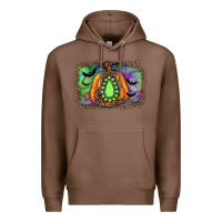 Chestnut halloween gemstone background Premium Hoodie - JahusDesignShop