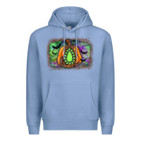 Colony Blue halloween gemstone background Premium Hoodie - JahusDesignShop