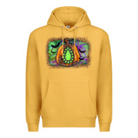 Mustard halloween gemstone background Premium Hoodie - JahusDesignShop