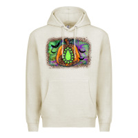 Oatmeal Heather halloween gemstone background Premium Hoodie - JahusDesignShop