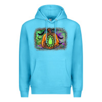 Ocean Blue halloween gemstone background Premium Hoodie - JahusDesignShop