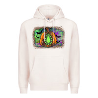 Pale Pink halloween gemstone background Premium Hoodie - JahusDesignShop