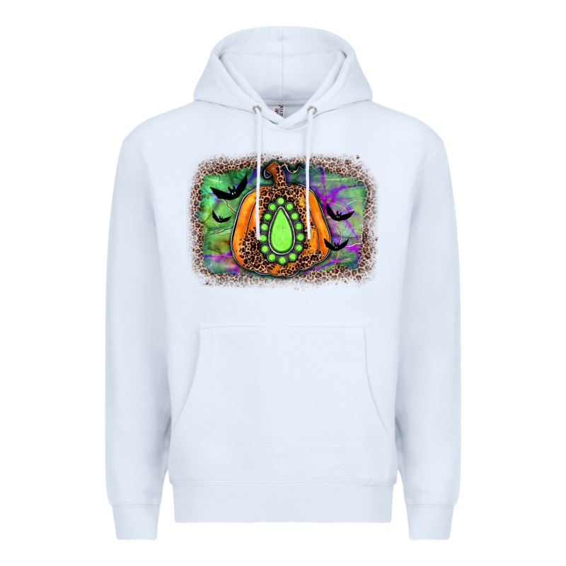 Halloween Gemstone Background Premium Hoodie by JahusDesignShop | Teevron