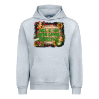 Heather Grey just a girl who loves christmas Urban Hoodie - AdoDesignShop