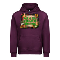 Mauve Wine just a girl who loves christmas Urban Hoodie - AdoDesignShop