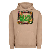 Pigment Burro just a girl who loves christmas Urban Hoodie - AdoDesignShop