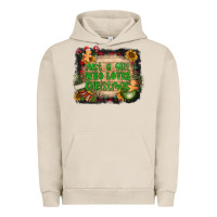 Pigment French Oak just a girl who loves christmas Urban Hoodie - AdoDesignShop