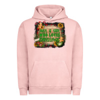 Pigment Salmon just a girl who loves christmas Urban Hoodie - AdoDesignShop