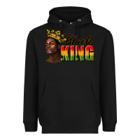 Black afro man black king Heavyweight Hoodie - texasbilliewilder