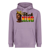 Lavender afro man black king Heavyweight Hoodie - texasbilliewilder