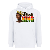 White afro man black king Heavyweight Hoodie - texasbilliewilder