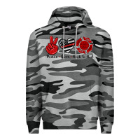 Slate Camo peace love back to red Premium Hoodie - Artiststas