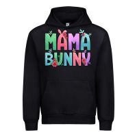 Black easter floral mama bunny Urban Hoodie - Artiststas