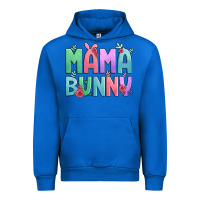 Cobalt easter floral mama bunny Urban Hoodie - Artiststas