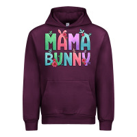 Mauve Wine easter floral mama bunny Urban Hoodie - Artiststas