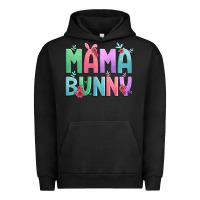 Pigment Black easter floral mama bunny Urban Hoodie - Artiststas