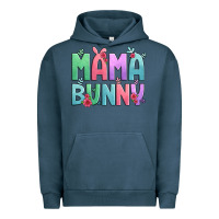 Pigment Midnight Navy easter floral mama bunny Urban Hoodie - Artiststas