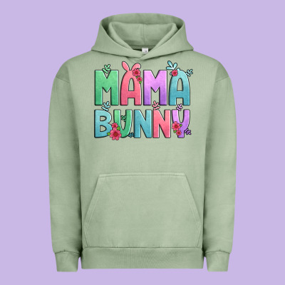 Easter Floral Mama Bunny Urban Hoodie Designed By Artiststas