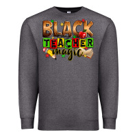 Charcoal Heather black teacher magic Premium Sweatshirt - Zillion Design Studio