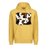 Antique Gold cowhide Premium Hoodie - RanaPortraitStore