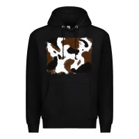 Black cowhide Premium Hoodie - RanaPortraitStore