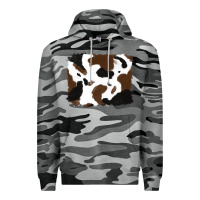 Slate Camo cowhide Premium Hoodie - RanaPortraitStore