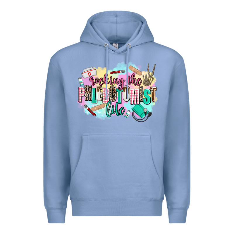 Rocking The Phlebotomist Life Premium Hoodie by AdoDesignShop | Teevron