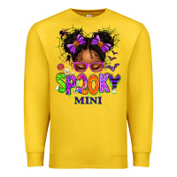 Lemon Spooky Mini Halloween Messy Bun Premium Sweatshirt - texasbilliewilder