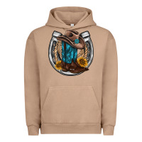 Pigment Burro western horseshoe boots hat rope sunflower Urban Hoodie - AdoDesignShop