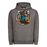 Pigment Tornado western horseshoe boots hat rope sunflower Urban Hoodie - AdoDesignShop
