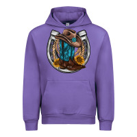 Tulip western horseshoe boots hat rope sunflower Urban Hoodie - AdoDesignShop