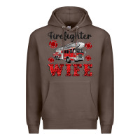 Coffee firefighter wife Premium Hoodie - Artiststas