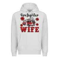 Dove Grey firefighter wife Premium Hoodie - Artiststas
