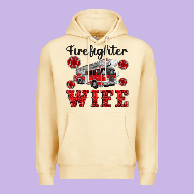 Firefighter Wife Premium Hoodie Designed By Artiststas