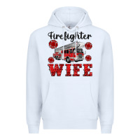 White firefighter wife Premium Hoodie - Artiststas