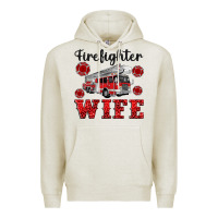 Oatmeal Heather firefighter wife Premium Hoodie - Artiststas