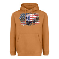 Meerkat american skull Heavyweight Hoodie - Zillion Design Studio