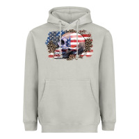 Moon Dust american skull Heavyweight Hoodie - Zillion Design Studio