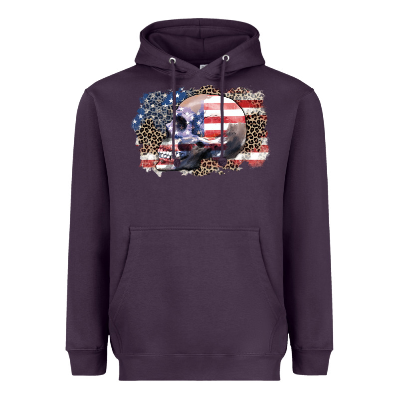 American Skull Heavyweight Hoodie by Zillion Design Studio | Teevron