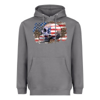 Storm american skull Heavyweight Hoodie - Zillion Design Studio