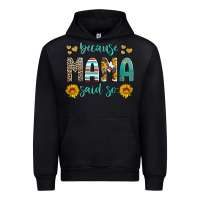 Black because mama said so western sunflowers Urban Hoodie - Artiststas