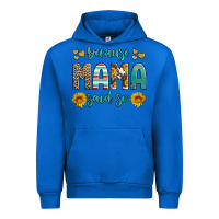 Cobalt because mama said so western sunflowers Urban Hoodie - Artiststas