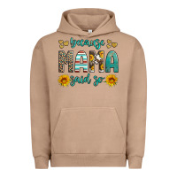 Pigment Burro because mama said so western sunflowers Urban Hoodie - Artiststas